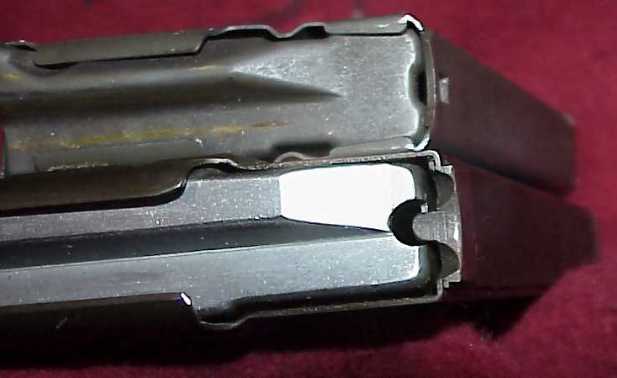 M14 (top) and BM 59 (bottom) Magazines, Top Front Closeup